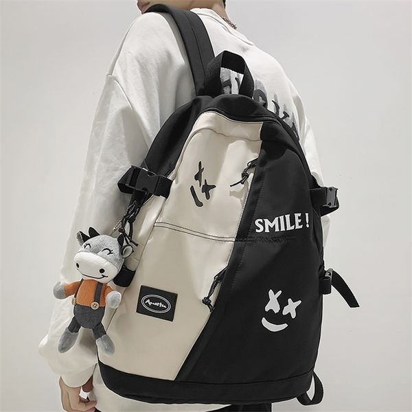 

fashion big backpack winter lovers travel bagpack women lapmochila for teenager bookbag college school bag men rucksack 220809