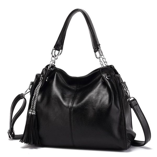 

hbp fashion large capacity causal shoulder bags luxurys designer purses handbags tassel shopper tote red color 214