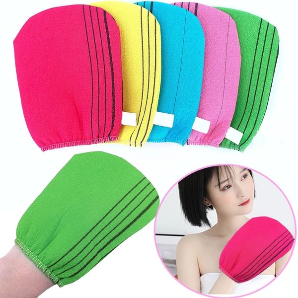 Doppelseitiges Handtuch Koreanisches Peeling Badebürsten Waschlappen Dusche Spa Peeling Badhandschuh Körperreinigungswerkzeug WXY232