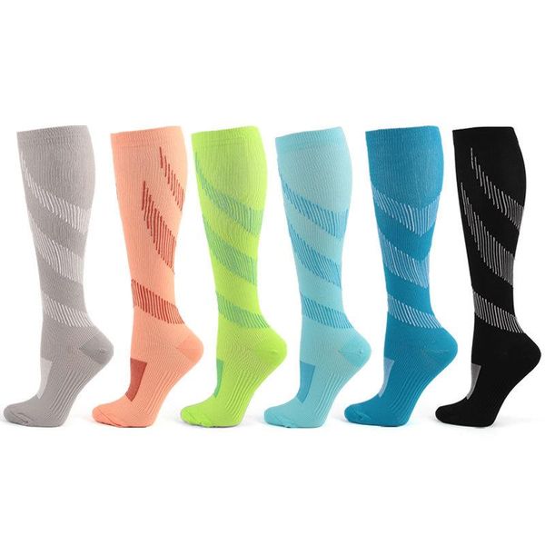 Herrensocken, Kompressionsstrümpfe, kniehoch, zum Laufen, Wandern, Reiten, für Herren und Damen, bequeme Radsocken für Herren