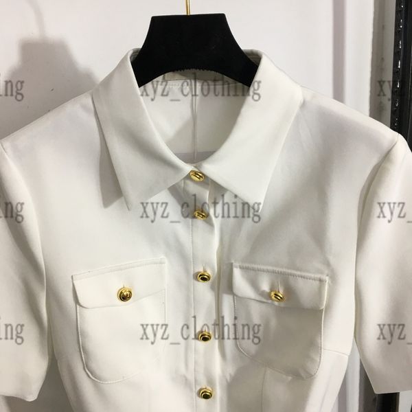 

summer newly womens white shirt dresses designer green belt short sleeve dress high-end ladies white elegant skirts, Black;gray