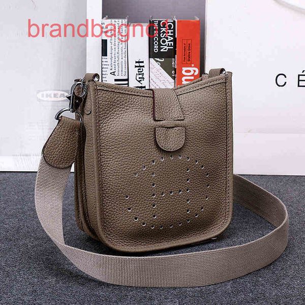 

designer evelyn herme bags 2022 leather trend women's bag litchi grain cow min