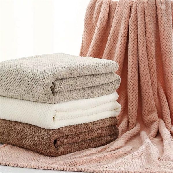 Nuovi asciugamani da bagno 70x140 cm per adulti di alta qualità addensare doccia morbida nuoto spa sport asciugamani da viaggio in microfibra grande set di asciugamani T200529