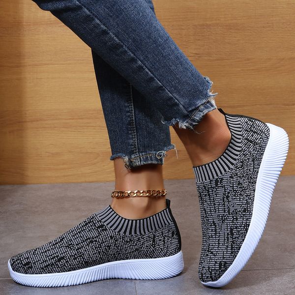 

low flats basketball shoes knit trainers black grey loafers sneakers high quality