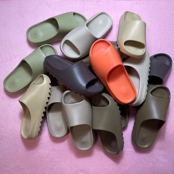 

designer slipper men eva rubber woman black bone white resin ochre desert sand onyx pure soot foam slippers mens womens slide slides sandals
