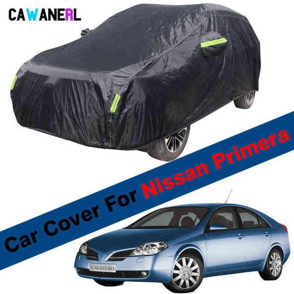 

car cover waterproof auto anti-uv sun shade snow rain ice resistant outdoor cover for nissan primera w220322
