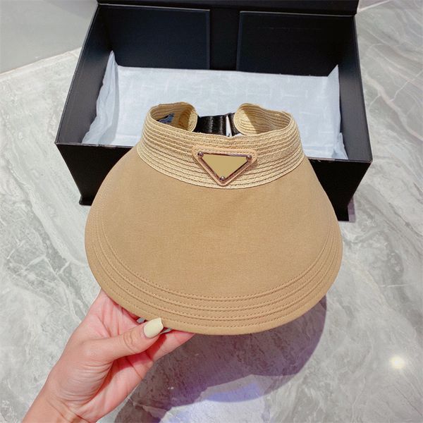 

designer hat cap men brand luxurys casual fahsion sunhats for womens lady classic letters striped straw hats baseball cap 2 styles 4 colors, Blue;gray