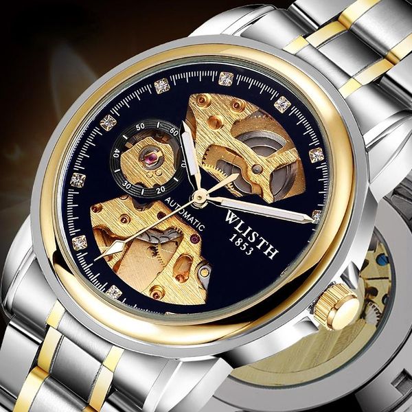 Orologi da polso Orologi da uomo Top Watch Men Tourbillon Automatic Mechanical Skeleton Business Vintage Man Reloj HombreOrologi da polso Orologi da polsoW