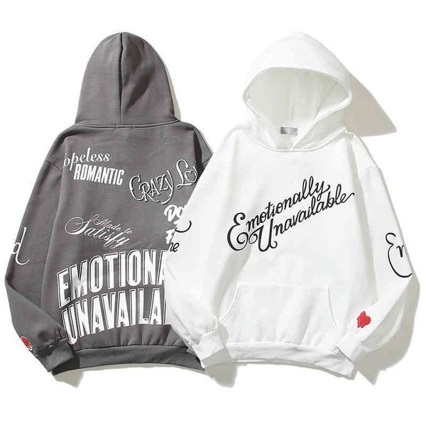 

new fashion trend luxury brand sweater designer wholesale and winter 2022 high street love graffiti letter printing hoodie, Black