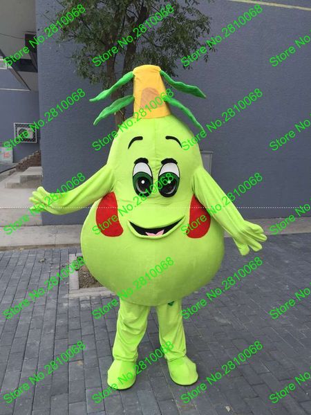 Costume da bambola mascotte Syflyno Crea materiale EVA pera Costume da mascotte frutta Cartoon Apparel pubblicità 581