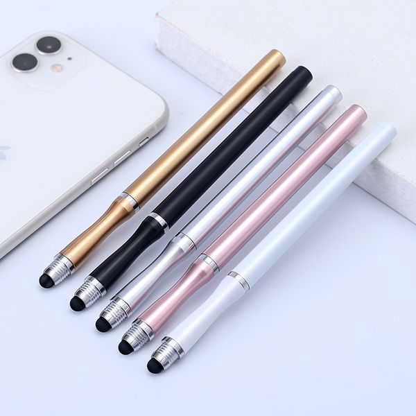 2 em 1 caneta de caneta de toque universal para todos os smartphones e tablets Smart Phones e tablets Acessórios para lápis de escrita