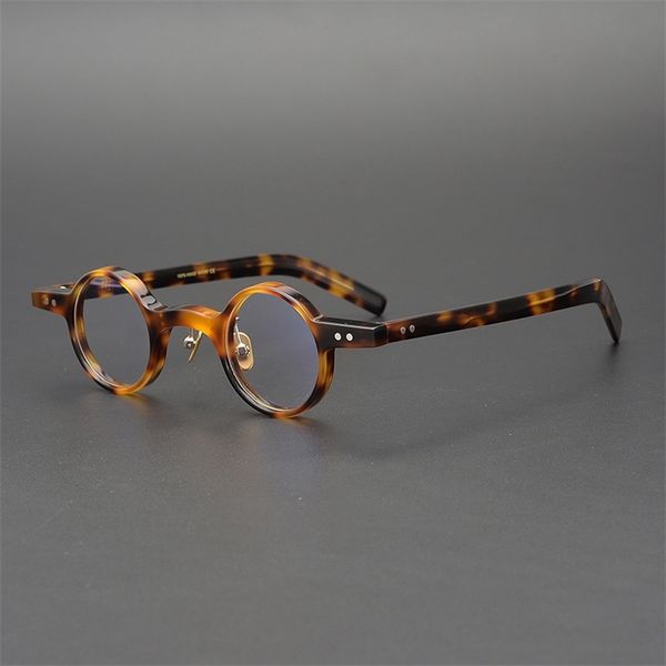 

70% factory outlet sales handmade of china style round spectacle frame round frame plate with high myopia spectacle frame men and women fash, White;black