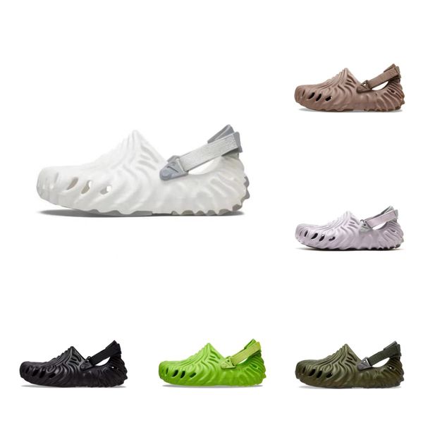 

designer pollex clog croc sandals slides mens womens slippers luxury shoes pantoufle flip flops platform scuffs sandales, Black