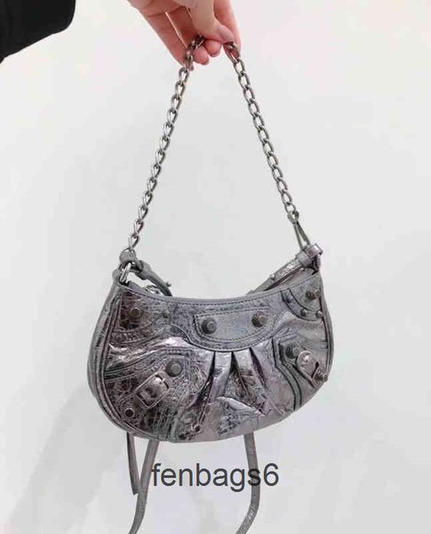 

2022 bags cagole balengaigas bag le women locomotive handbags 22 leather designer b chain strap crescent fold cow armpit single nihj