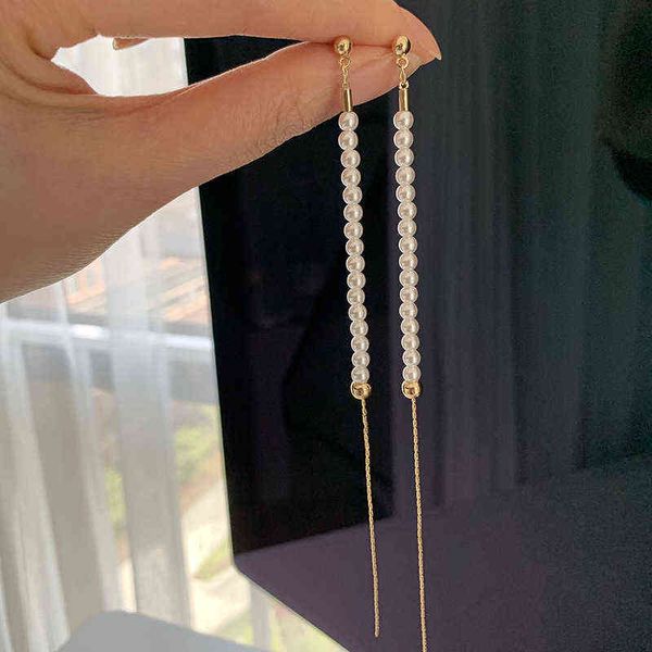 

tiktok red european charm and american dangle personalized hollow out female earrings fashion high-grade elegant temperament geometric earri, Golden