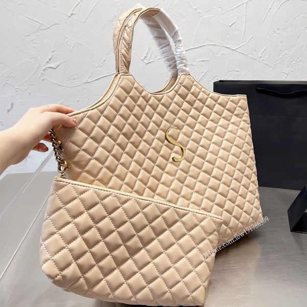 

fashion large tote bag designer bags handbag leather luxury totes diamond lattice letters shopper handbags wallet 2 piece set classic shoppi