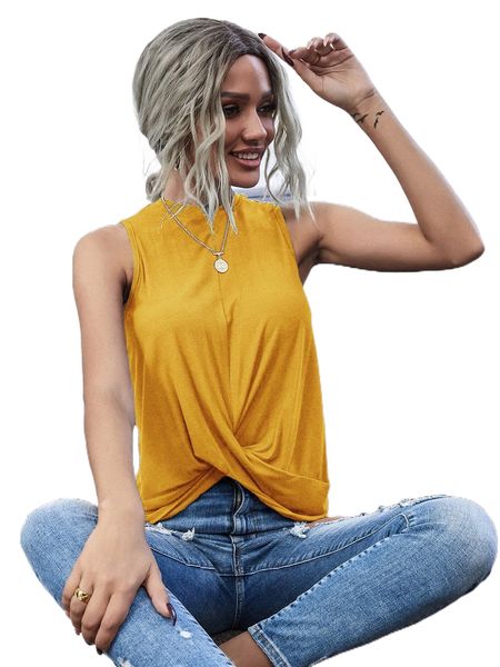 

solid twist front tank 658m#, White