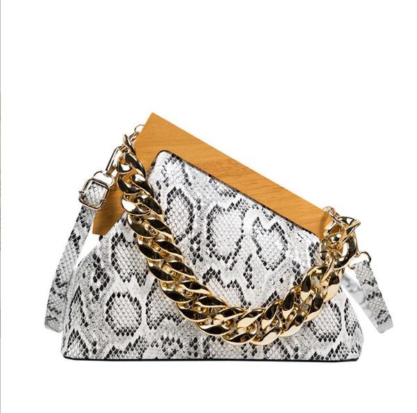 

evening bags party clamp clutch luxury design snake pattern leather shoulder corssbody bags for women famous handbag