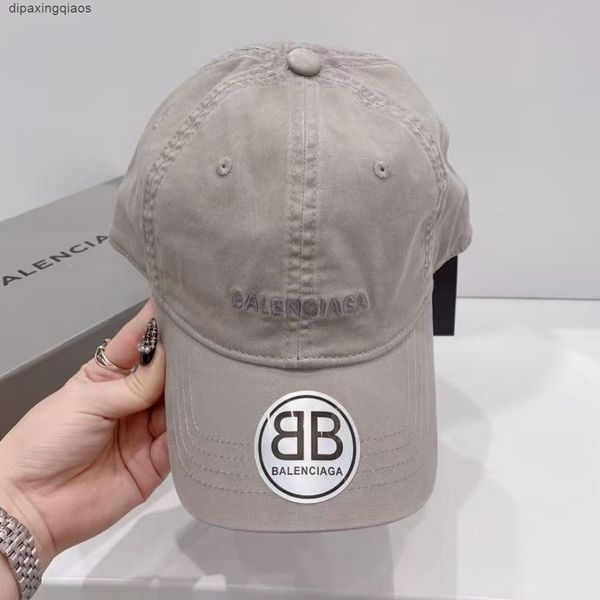 

designer ball caps balencaigass letter print paris b new 2021 paris home cotton baseball simple three-dimensional embroidery men's vers, Blue;gray