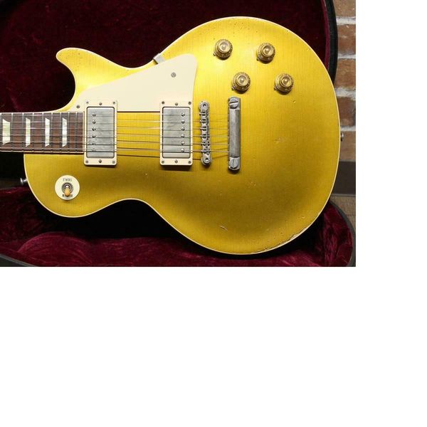 

custom shop 1957 les gold aged lower logo electric guitar