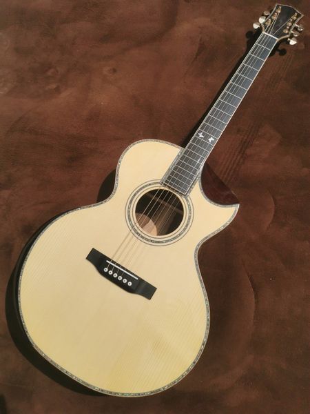 

41" sj series all solid wood acoustic acoustic guitar