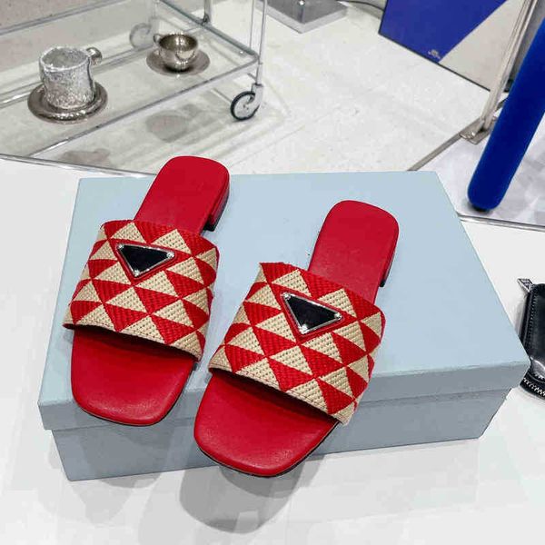 

slippers women slipper outside use flat red color leather fashion summer model jfes, Black