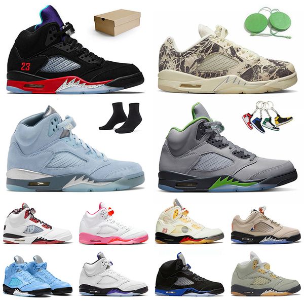 

2022 arrival 5 sports basketball shoes jumpman low expression 5s pinksicle blue bird women trainers psgs racer blue sneakers jade horizon gr