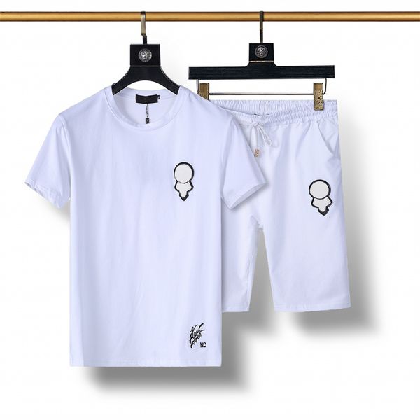 

22ss summer fashion tracksuits mens designer sportswear tracksuit running letters slim clothing track suits casual sports short-sleeved, Gray