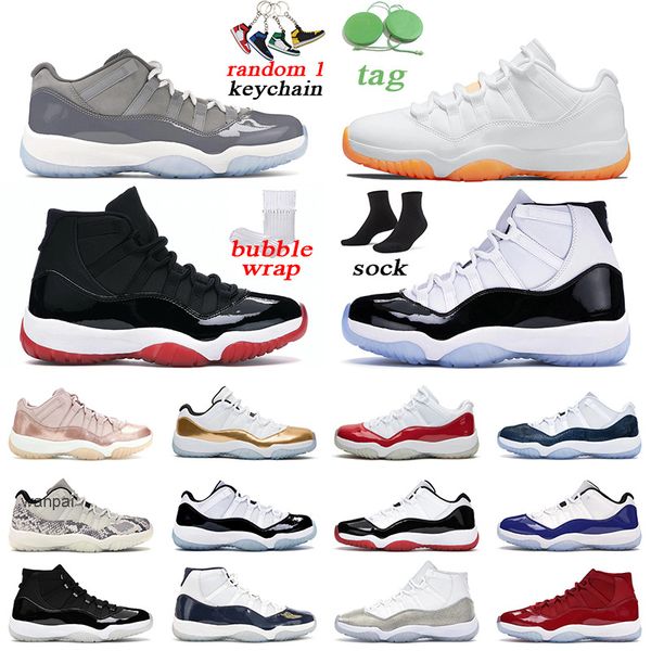 

men women 11s basketball shoes sports cool grey bright citrus concord 45 legend blue outdoor mens trainer size 5.5-13