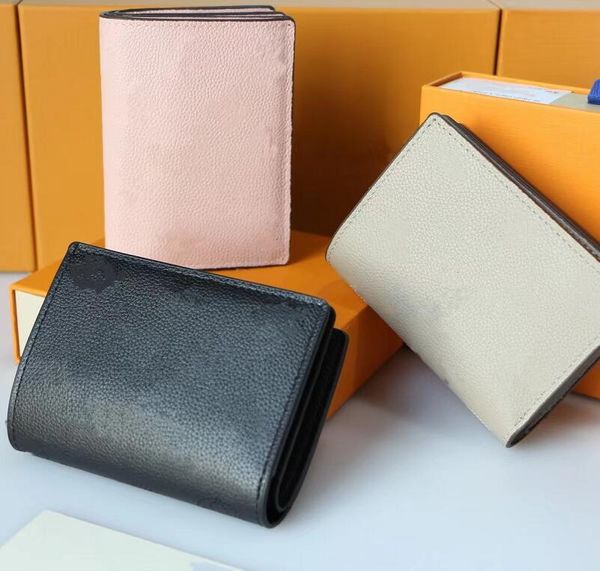 

tricolor men womens leather wallet classic hollow out letter printing short fold fashion commerce cattlehide card pack change purse, Red;black
