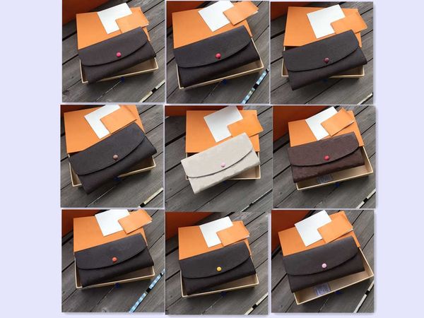 

2021 luxurys designers wallet fashion bags card holder carry around women money cards coins bag men leather purse long business wallets #19