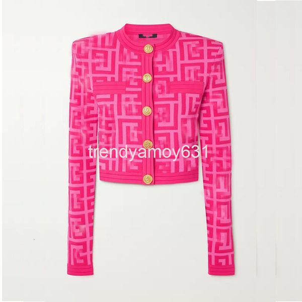 

women's knits & tees early spring metal button short cardigan round neck high-grade fried street small fragrance long sleeved jacket, White