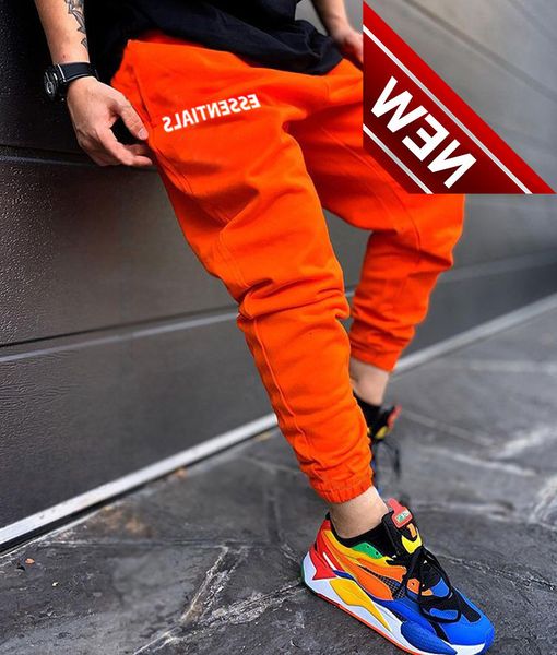 

50% off discount autumn men's sports casual loose s legged running squat fitns pants factory direct sale, Black