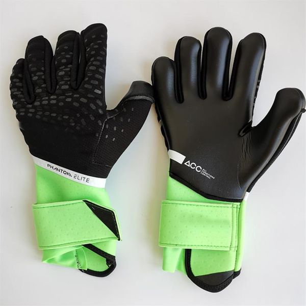 

2021 phantom elite goalkeeper gloves soccer goalkeeper gloves men women thickened latex football goalie gloves children lightweigh2856, Black