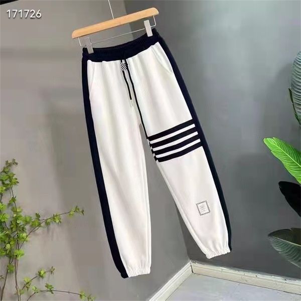 

71% off 2022 summer new trendy wo clothing spring and women's casual korean sports pants versatile splicing leggings, White;black