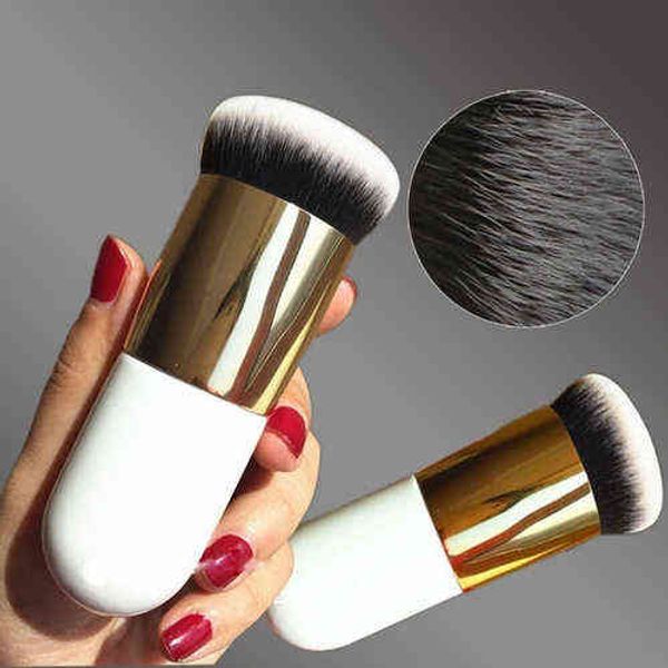 NXY Make-up Pinsel New Fashion Chubby Pier Foundation Flat Cream Professionelle Kosmetik Highlight Loose Powder Brus 0406
