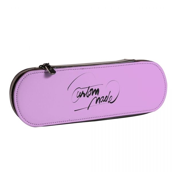 Personalizza il tuo nome Immagine Case di cosmetica Donne trucco Teenager stazionario Porta a matita Custom 11258 220704