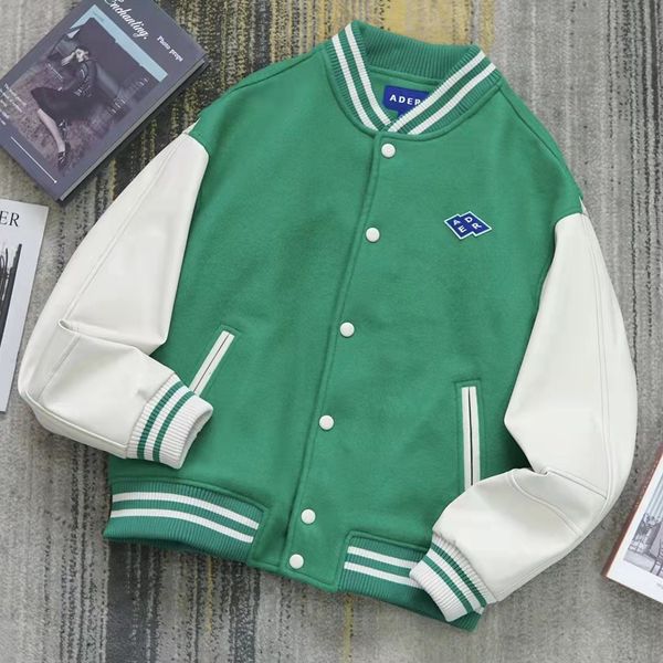 

men fashion jacket baseball jacket wool women bomber jackets school outfits, Black;brown