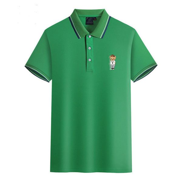 

2022 designer polo shirts men luxury polos casual mens t shirt snake bee letter print embroidery fashion high street man tee11, White;black