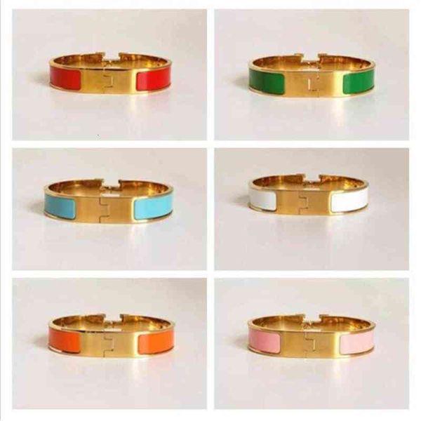 

designer design bangle stainless steel gold buckle bracelet fashion jewelry men and women bracelets206k, Black