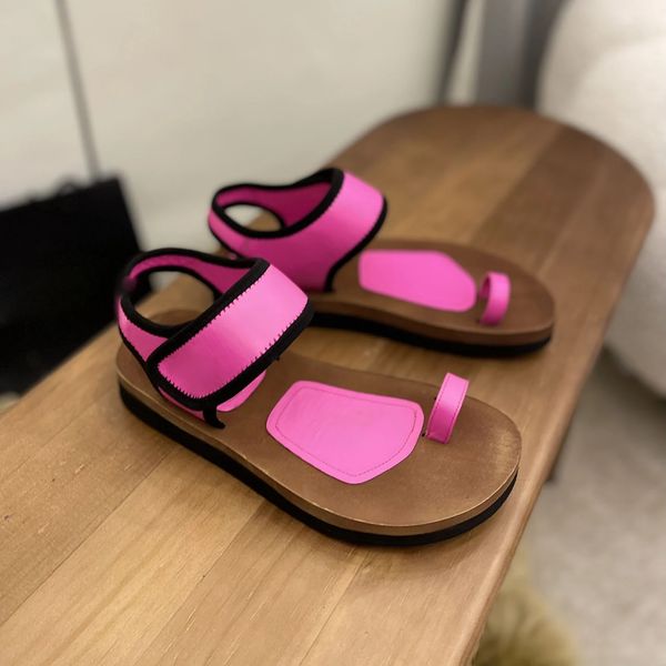 

new brand summer sandals round toe women sandals sweet flip flops hook & loop fashion shoes woman concise sandals, Black