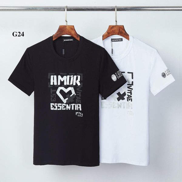 

dsq phantom turtle 2021ss new mens designer t shirt paris fashion tshirts summer pattern t-shirt male qu dsquare 2 dsquareds dsq2s dsqs uoj, White;black