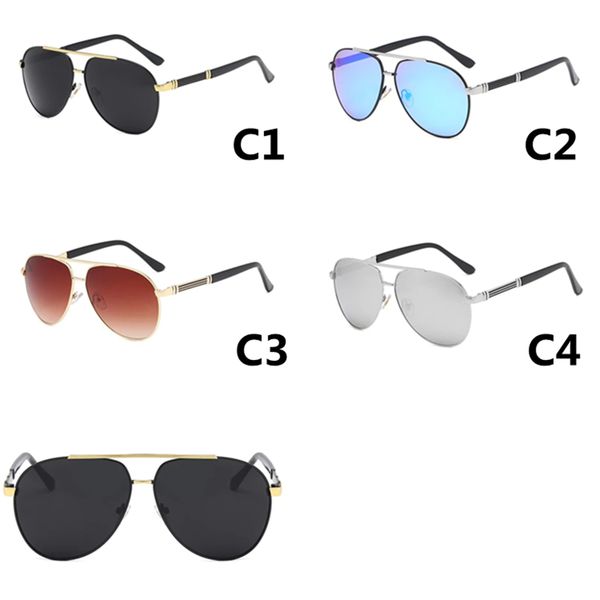 

classic men pilot sunglasses metal frame driving fashion shades designer sun glasses uv400 protection, White;black