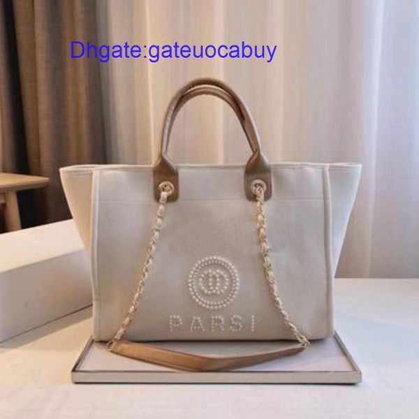 

fashion luxury label pearl beach bags brand ch evening bag designers canvas portable large capacity female handbag classic women big handbag