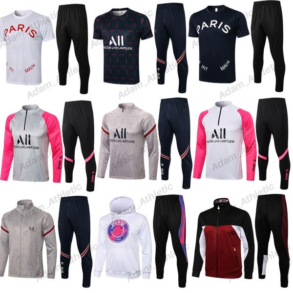 

mbappe football tracksuit hoodies full-zip hoodie jacket neaymar training suits showtime performance sergio ramos soccer polo sleeveless shi, Black