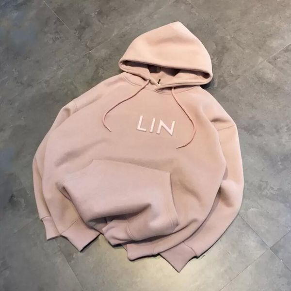 

european men's hoodies and women's sweatshirts brand hoodie streetwear hip hop red black grey pink hoodie size s-2xl