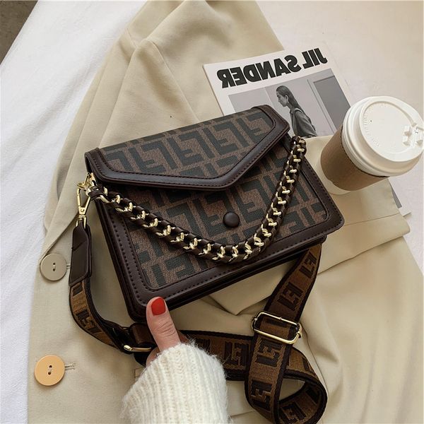 

designer bags for women women's fashion chain small square versatile one shoulder messenger bag retro letter luxury single handbags