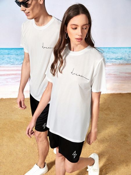 

men letter graphic tee 17nx#, White;black