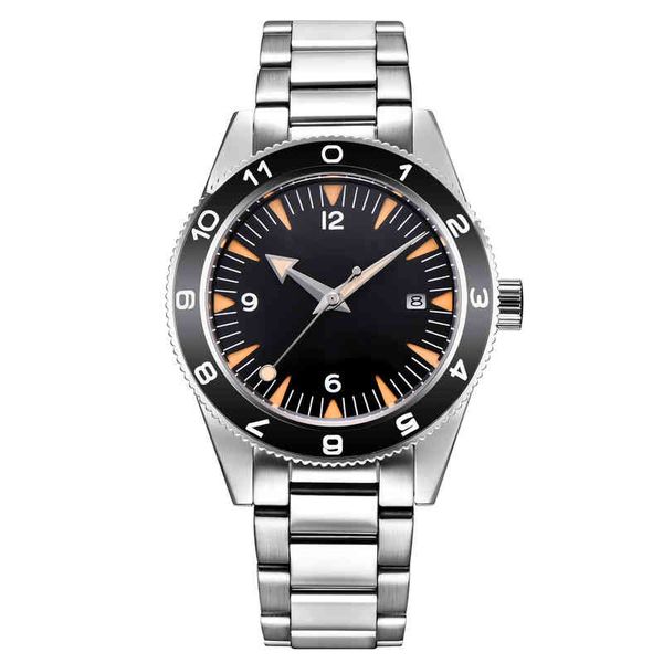 

wristwatch e g a watches o luxury designer quality m 41mm sterile dial sapphire men automatic mechanical nh35 dive watches, Slivery;golden