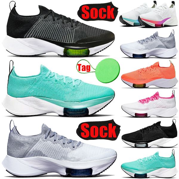 

with sock tag zoom tempo next% fly knit running shoes pegasus for mens womens zoomx type pure platinum barely volt oreo men trainers sports